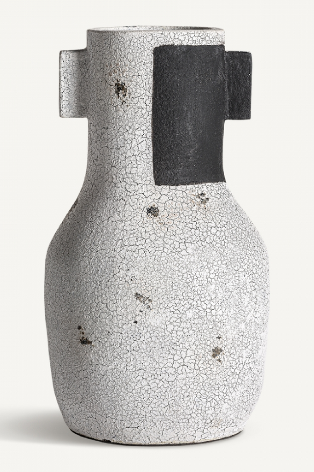Crackled White Terracotta Vase | Vical Home Mintlaw | Oroa.com