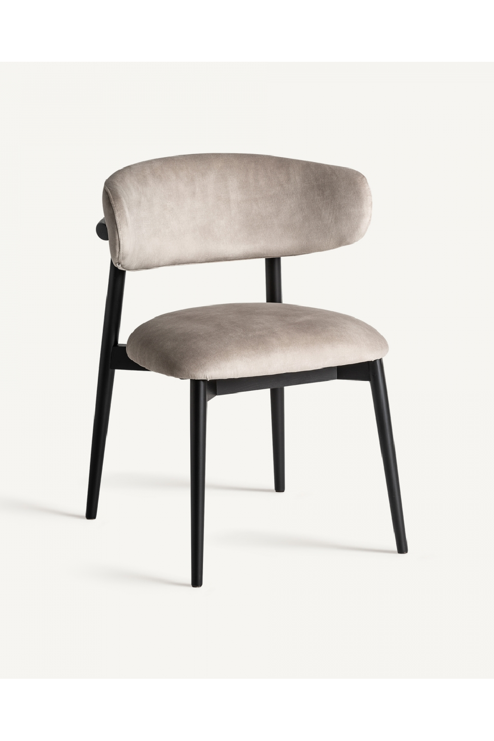 Maple Wood Padded Accent Chair | Vical Home Zell | Oroa.com