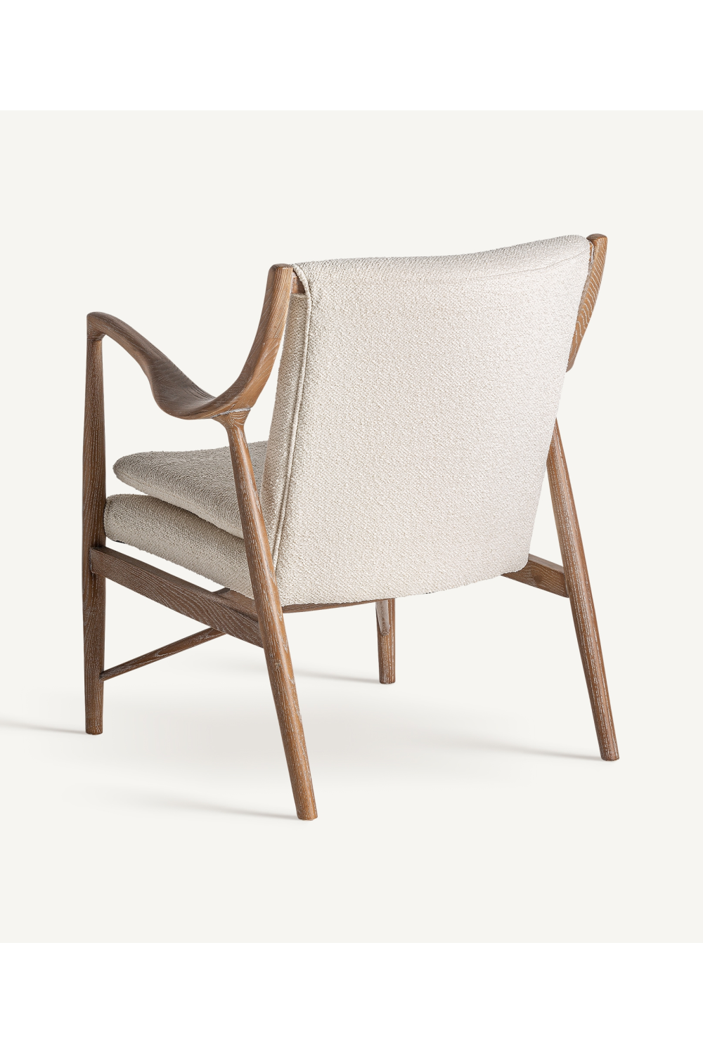 Ash Framed Bouclé Armchair | Vical Home Morbach | Oroa.com