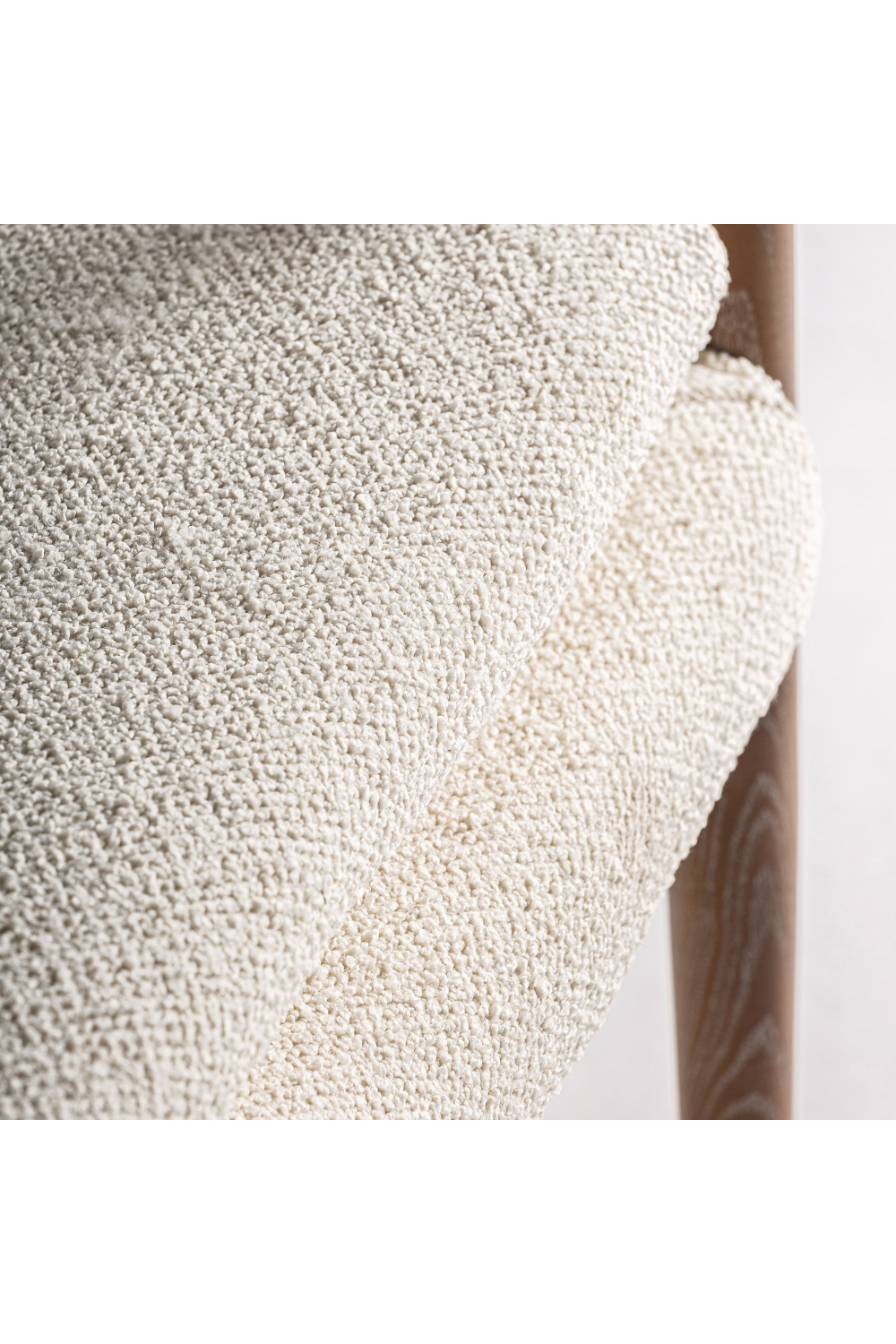 Ash Framed Bouclé Armchair | Vical Home Morbach | Oroa.com