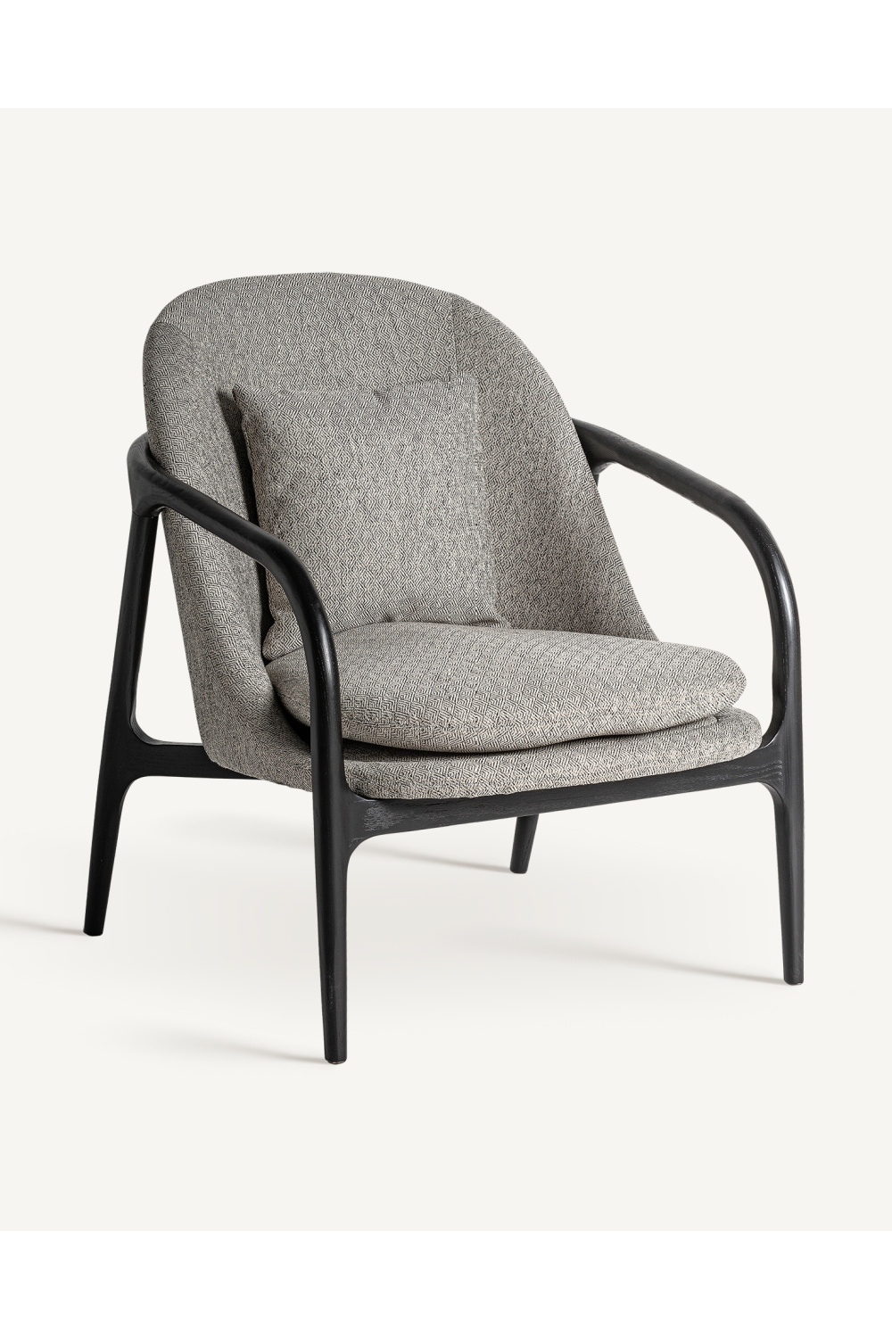 Gray Upholstered Lounge Armchair | Vical Home Thalfang | Oroa.com