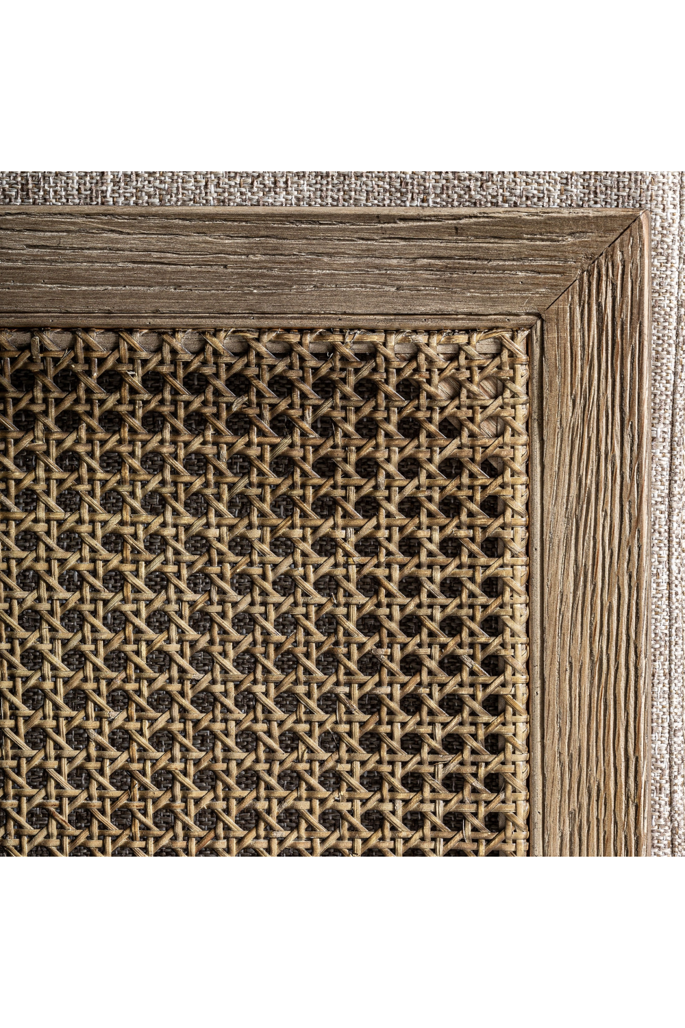 Rattan Curved Padded Armchair | Vical Home Leiwen | Oroa.com