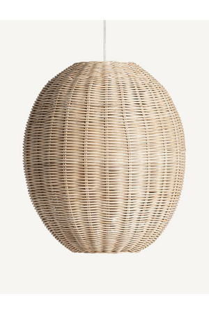   Oval Rattan Hanging Lamp M | Oroa.com
