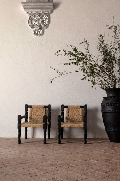 Brown Rope Accent Armchair | Vical Home Backlyn | Oroa.com