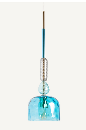 Turquoise Glass Hanging Lamp | Vical Home Micah | Oroa.com