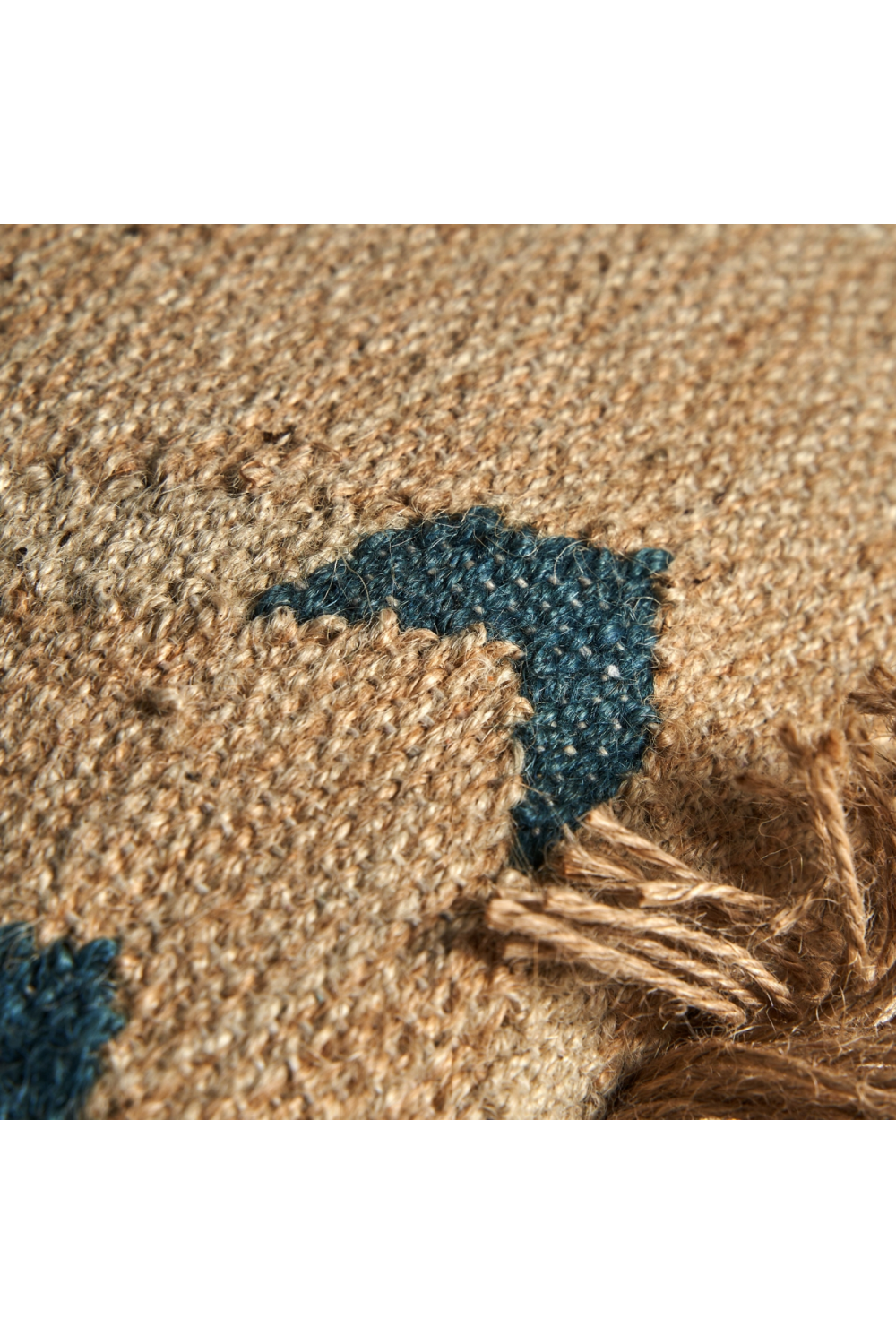 Fringed Jute Kilim Cushion | Vical Home Keith | Oroa.com