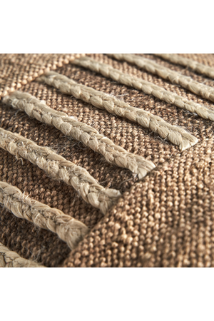 Brown Jute Rectangular Cushion | Vical Home Elgen | Oroa.com