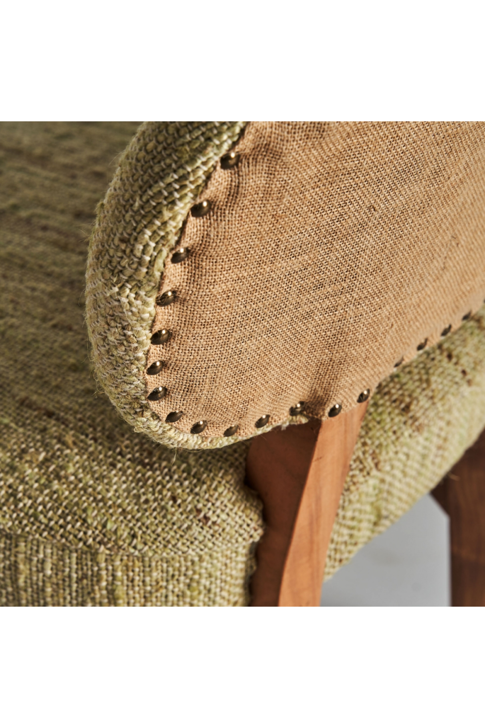 Jute Vintage Style Accent Chair | Vical Home Huntly | Oroa.com