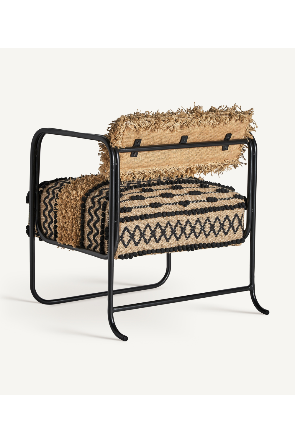 Patterned Jute Accent Armchair | Vical Home Keith | Oroa.com