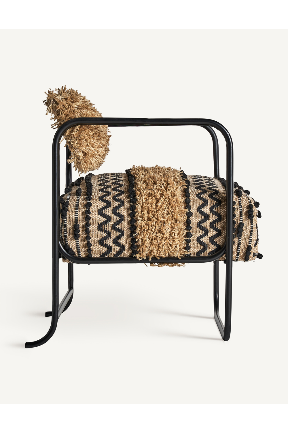 Patterned Jute Accent Armchair | Vical Home Keith | Oroa.com