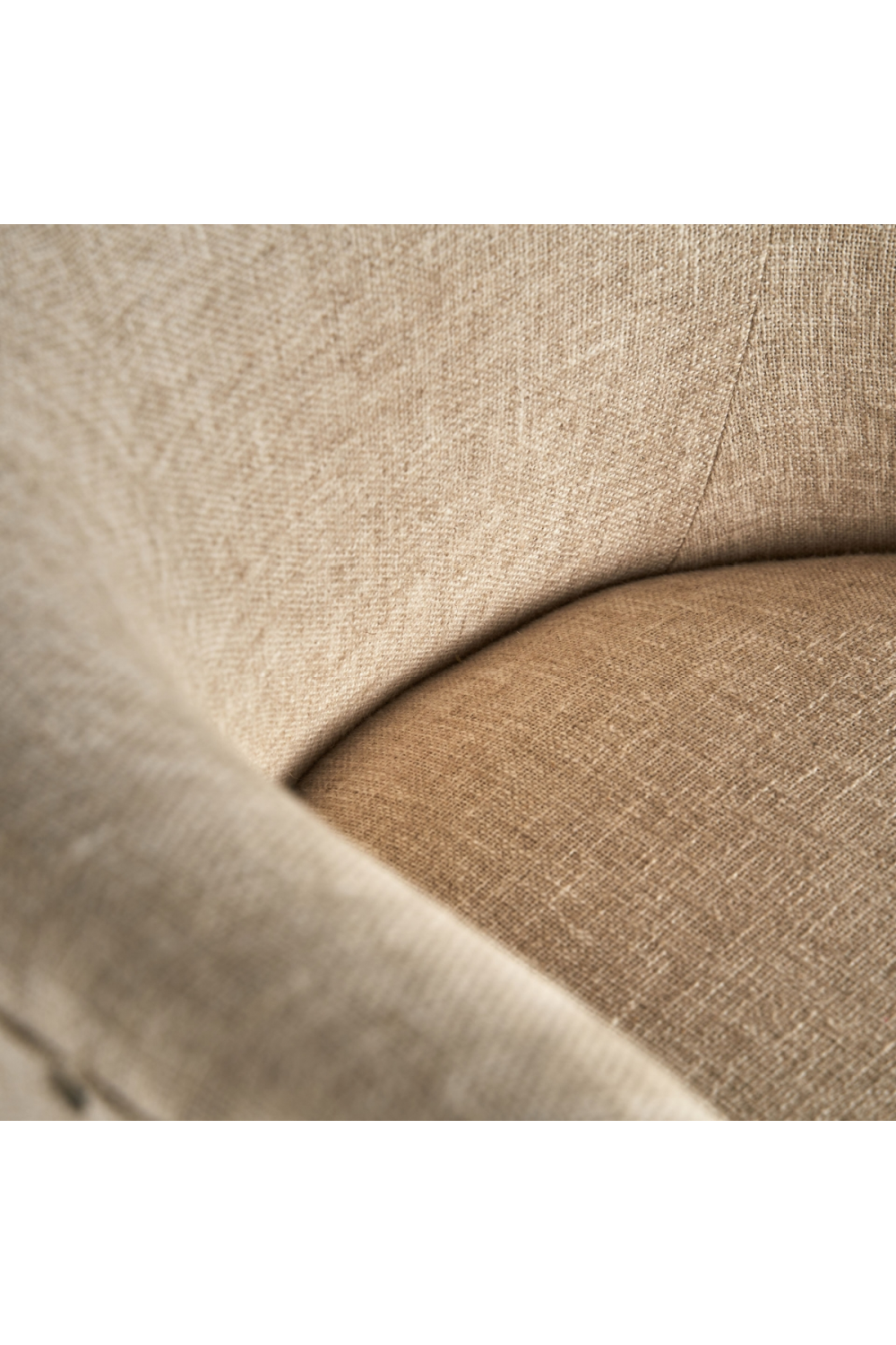 Studded Jute Beige Armchair | Vical Home Crovie | Oroa.com