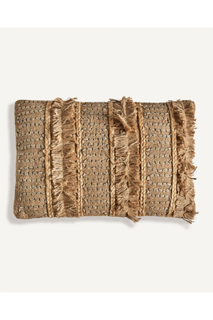   Woven Jute Pillow | Oroa.com