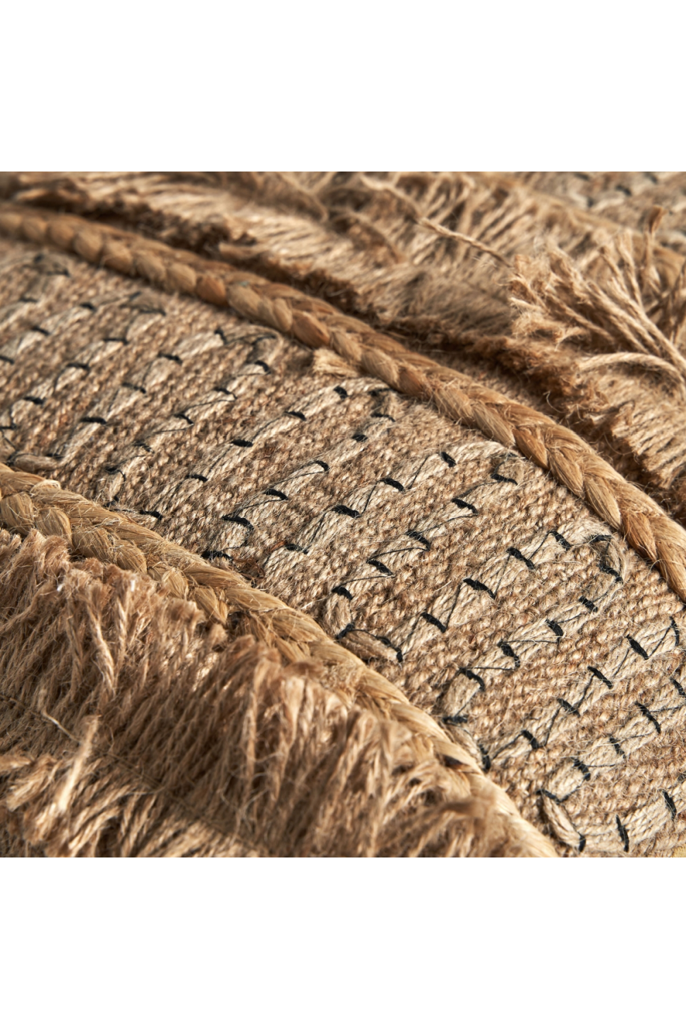   Woven Jute Pillow | Oroa.com