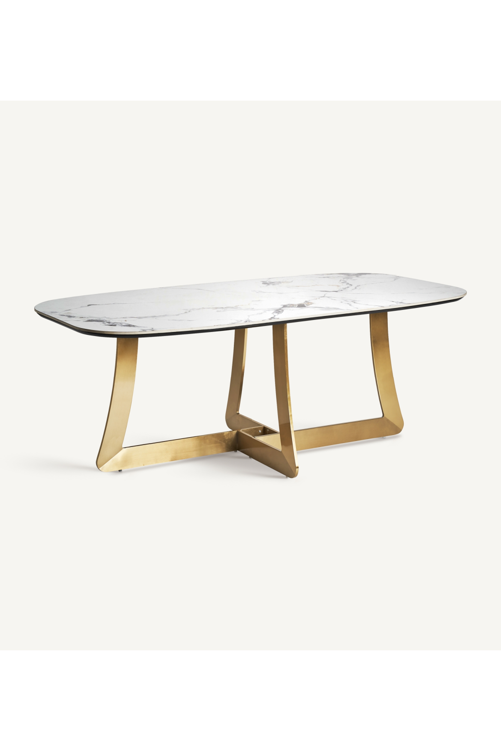 Gold Base Dining Table | Vical Home Jussey | Oroa.com