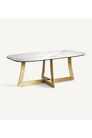 Gold Base Dining Table | Vical Home Jussey | Oroa.com