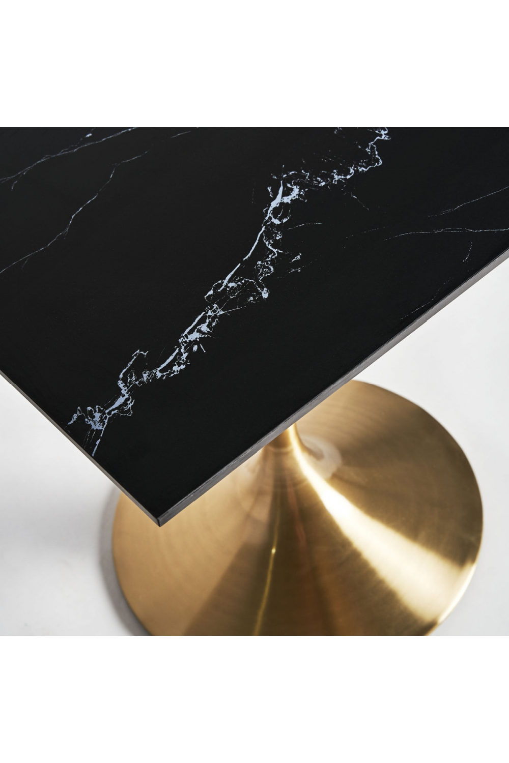 Gold Pedestal Counter Table | Vical Home Ullaland | Oroa.com