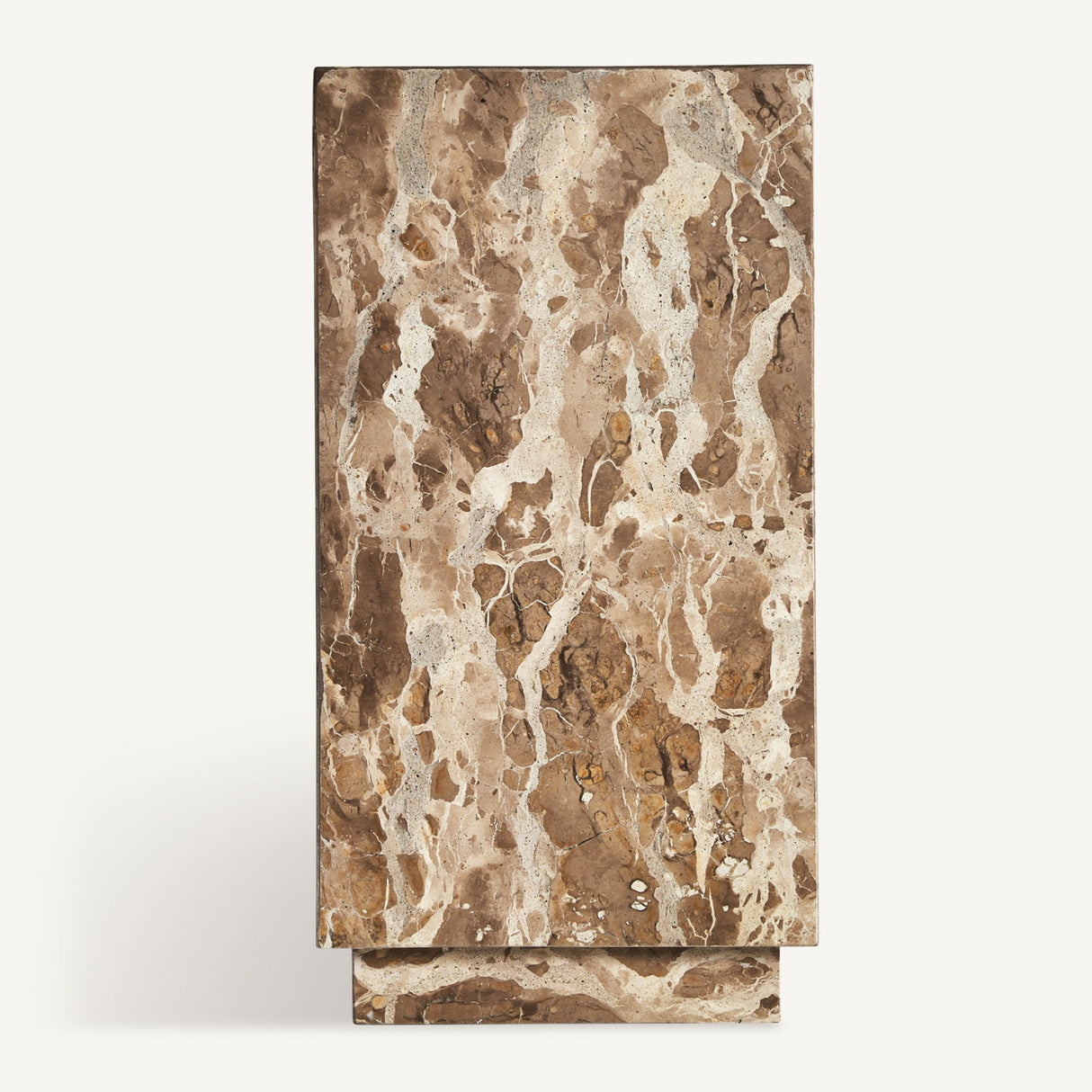   Beige Marble Side Table | Oroa.com