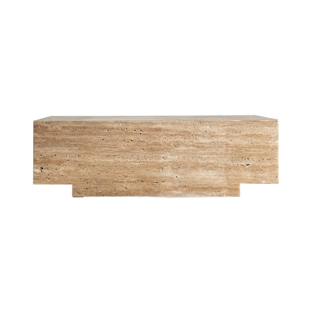 Modern European furniture - Beige Marble Coffee Table - www.oroa.com