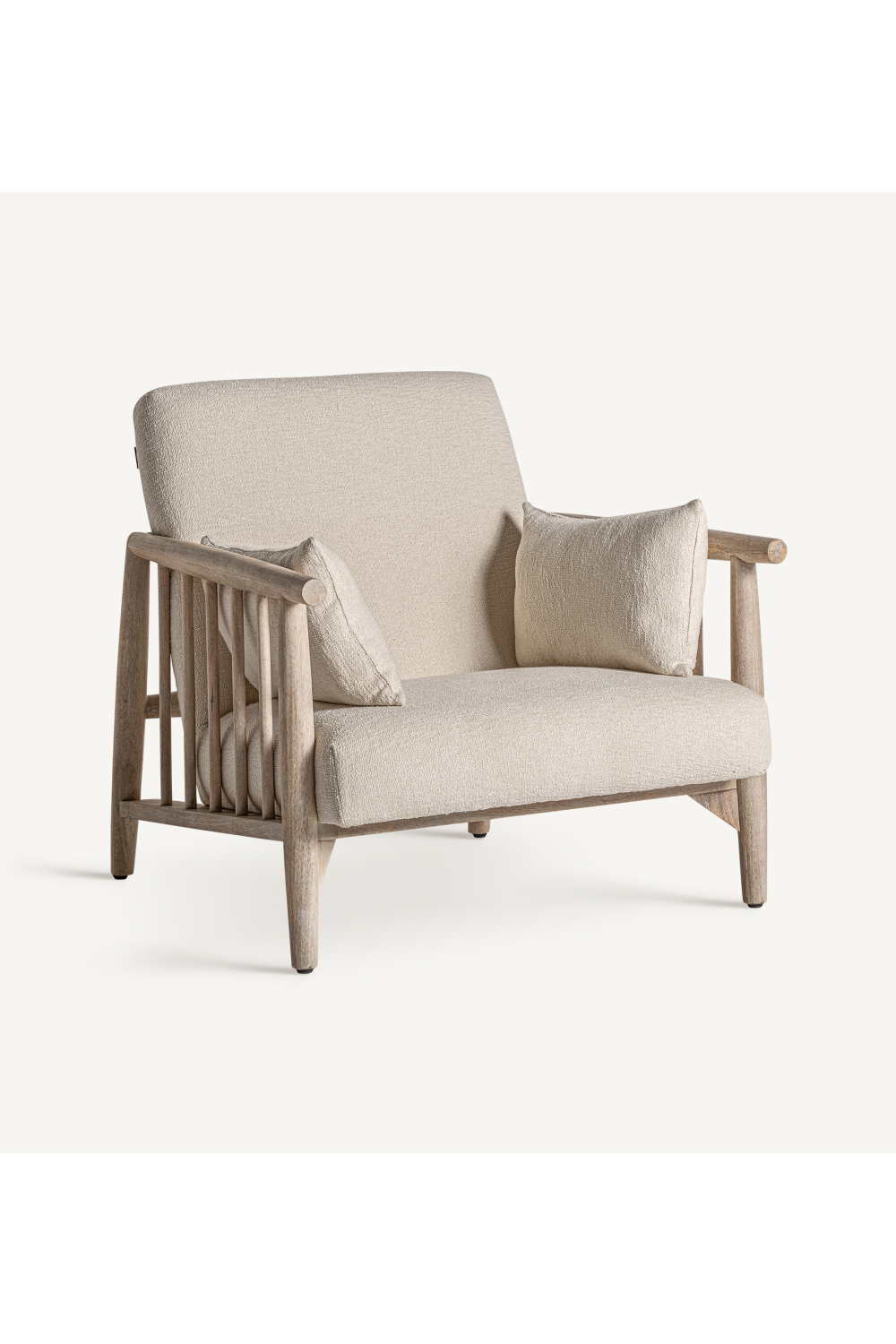 White Cotton Armchair | Vical Home Grebin | Oroa.com