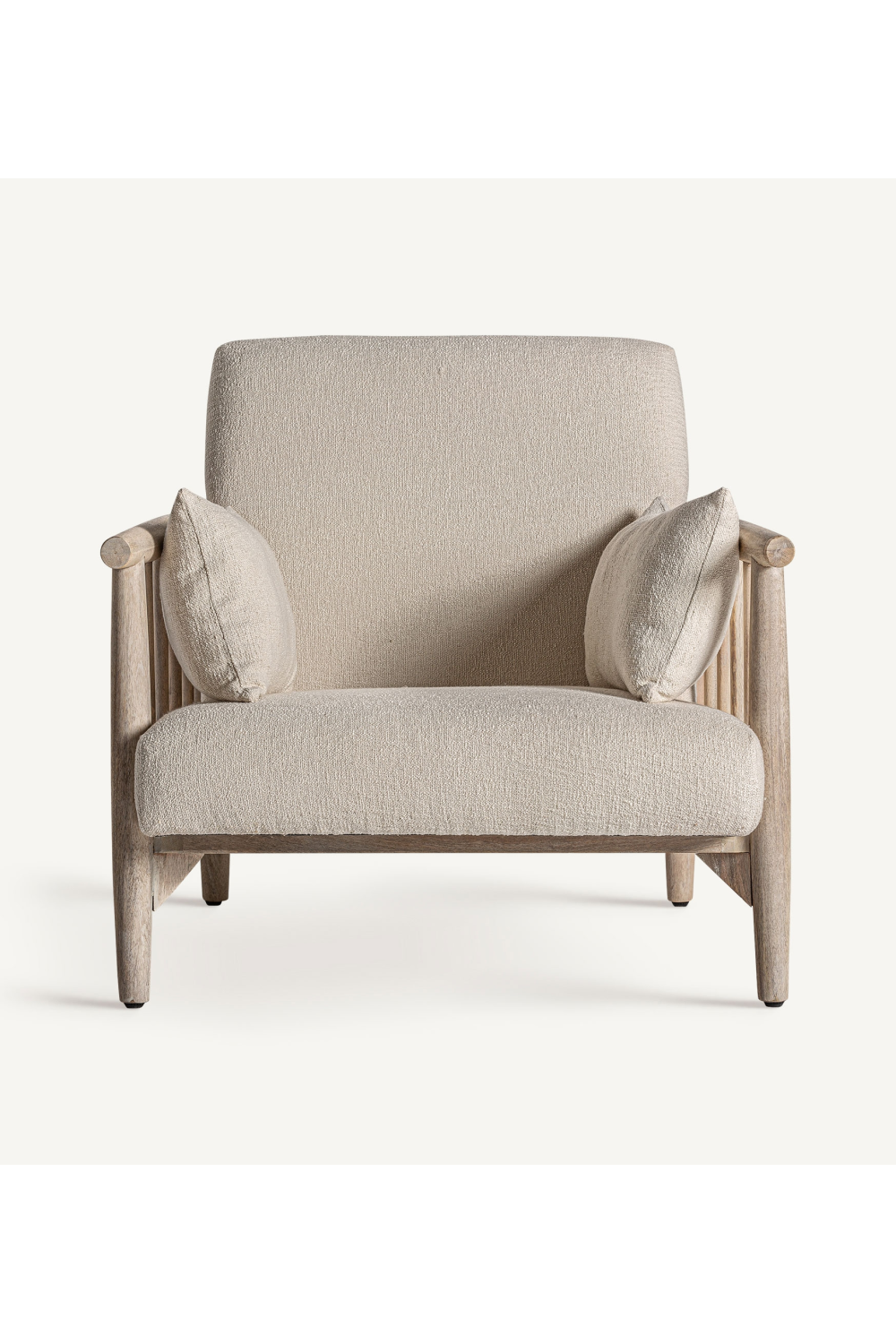 White Cotton Armchair | Vical Home Grebin | Oroa.com