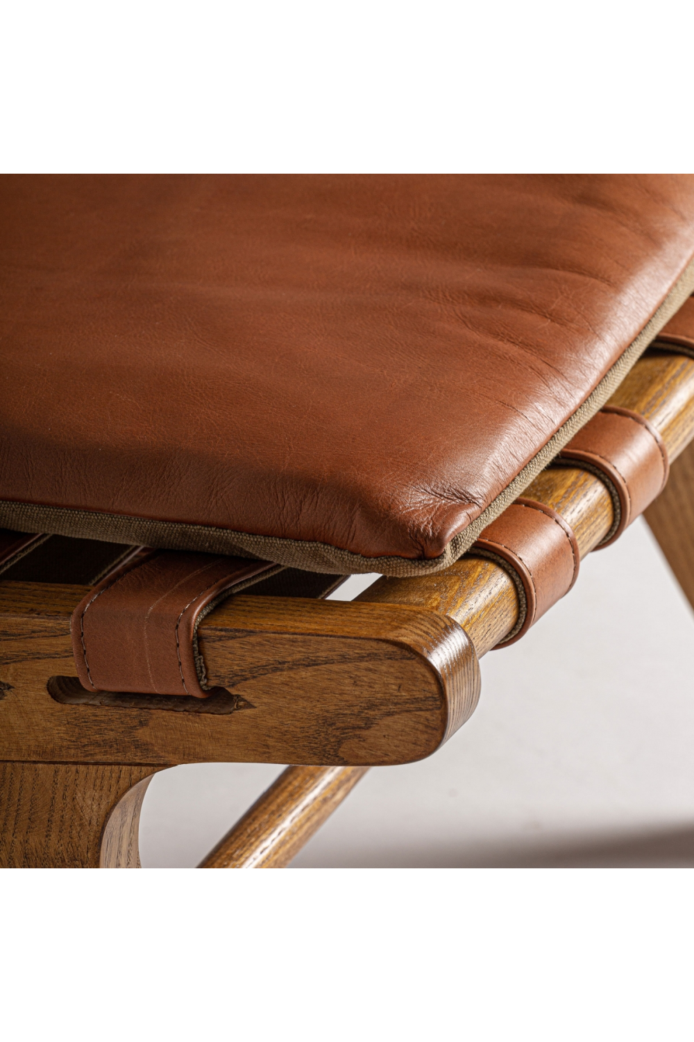 Brown Leather Lounge Chair | Vical Home Alford | Oroa.com