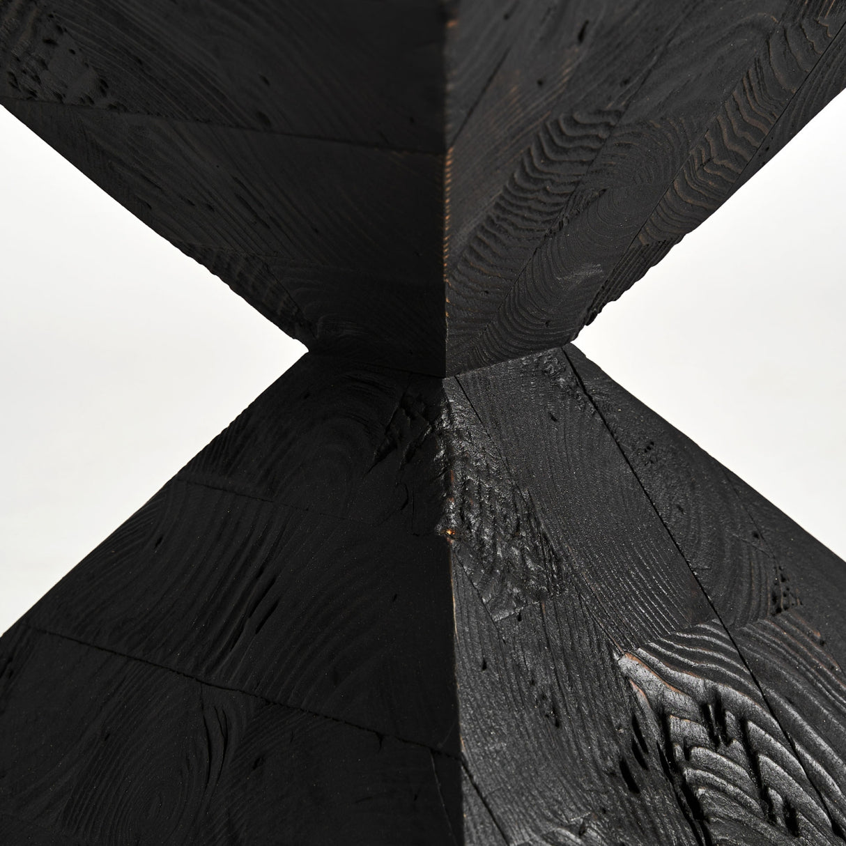   Black Pine Hourglass Side Table | Oroa.com