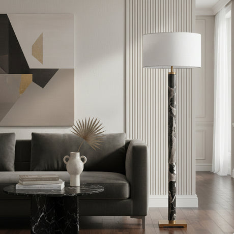   White Shade Floor Lamp | Oroa.com