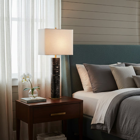 Black Marble Base Table Lamp | Vical Home | Oroa.com