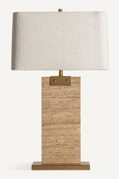 Brown Travertine Table Lamp | Vical Home | Oroa.com