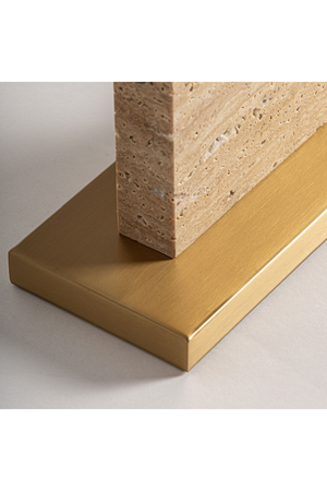 Brown Travertine Table Lamp | Vical Home | Oroa.com