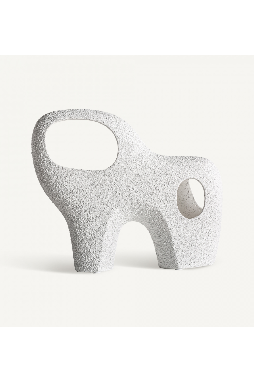 White Ceramic Abstract Decor Figure | Vical Home Gissel | Oroatrade.com