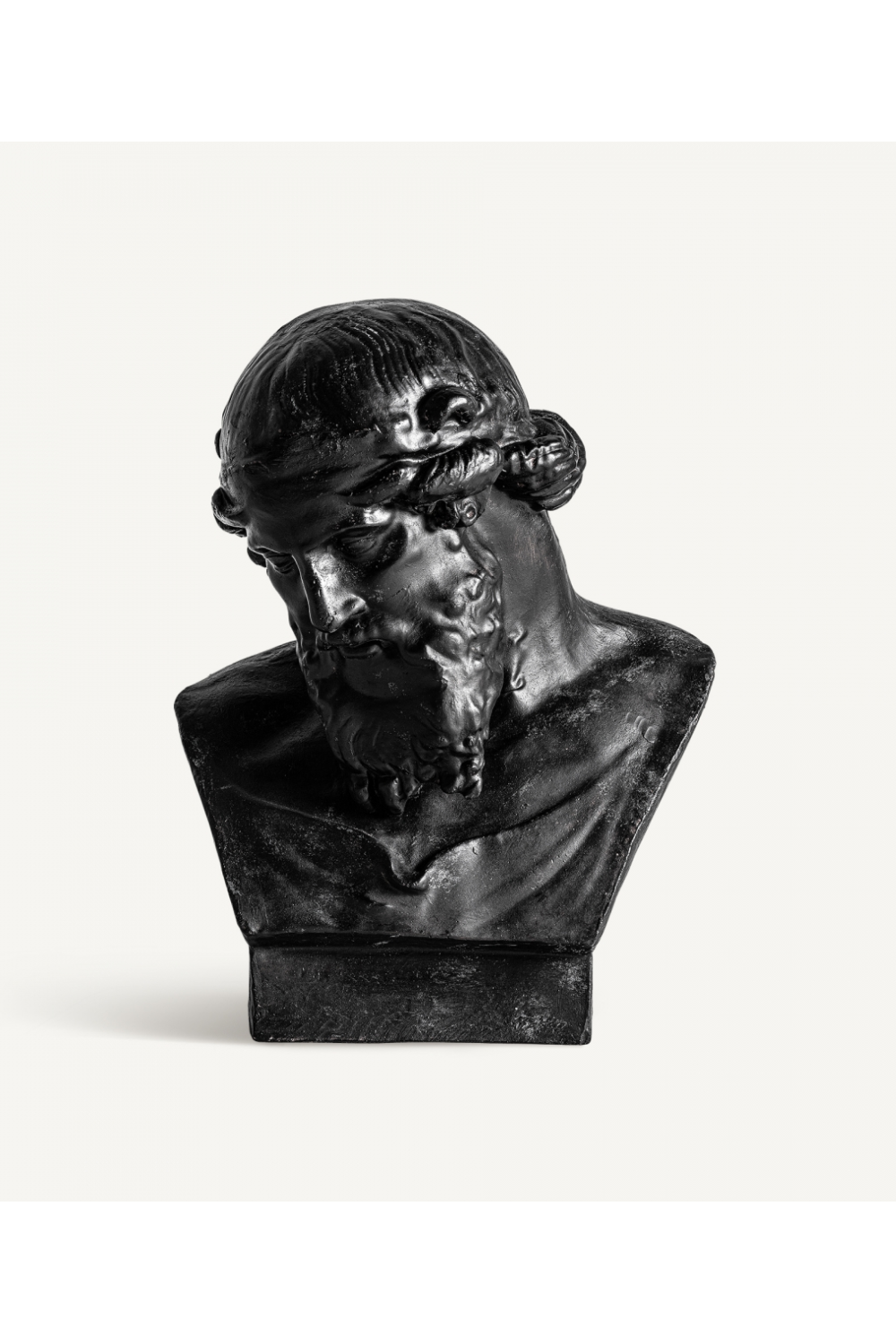 Black Head Statue | Vical Home Chrono Bust | Oroatrade.com