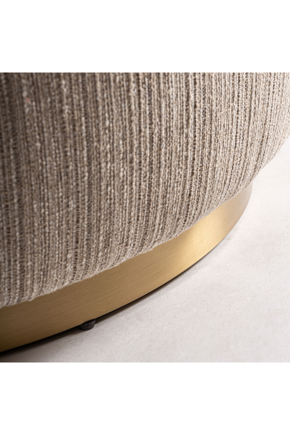 Beige Bouclé Round Armchair | Vical Home Hofsos | Oroa.com