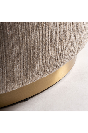 Beige Bouclé Round Armchair | Vical Home Hofsos | Oroa.com