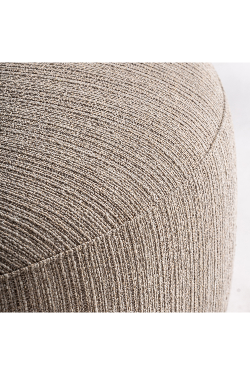 Beige Bouclé Round Armchair | Vical Home Hosfos | Oroa.com