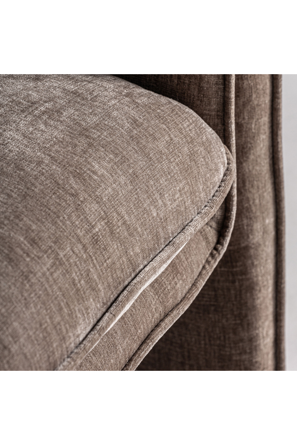 Taupe Upholstered 3-Legged Armchair | Vical Home Karka | Oroa.com