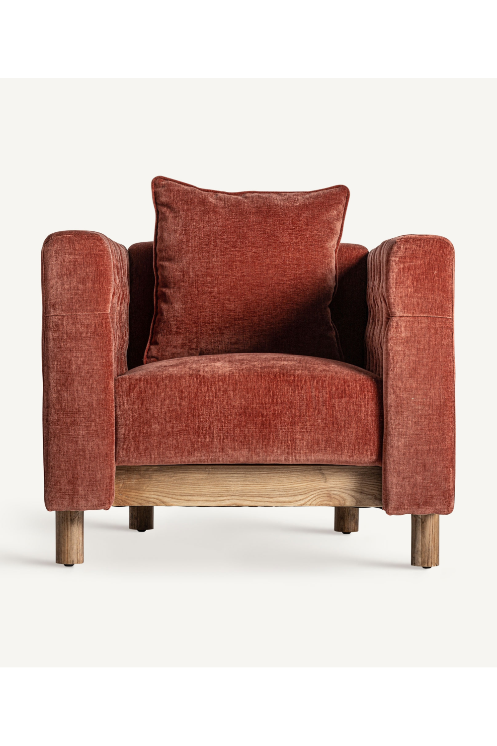 Burgundy Tufted Armchair | Vical Home Carlton | Oroa.com