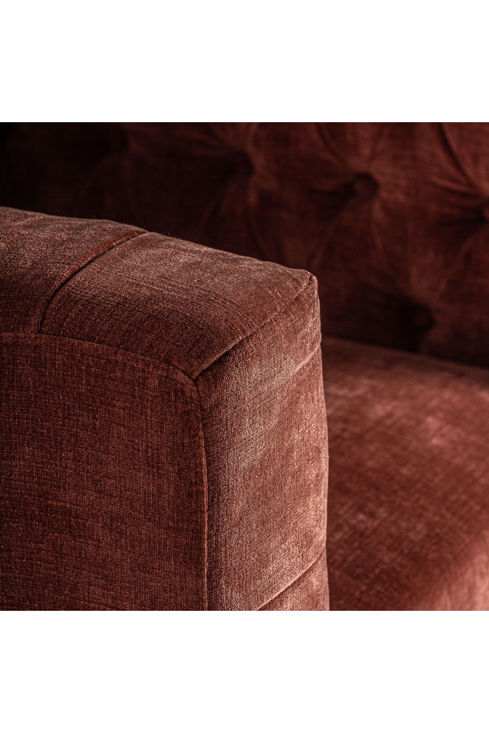 Burgundy Tufted Armchair | Vical Home Carlton | Oroa.com