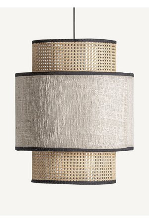 Cylindrical Rattan Hanging Lamp | Vical Home Glesse | Oroa.com