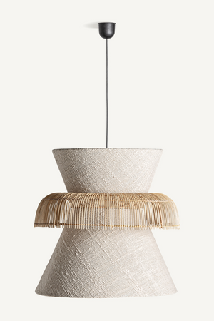 Off-White Rattan Hanging Lamp | Vical Home Rosaele | Oroa.com