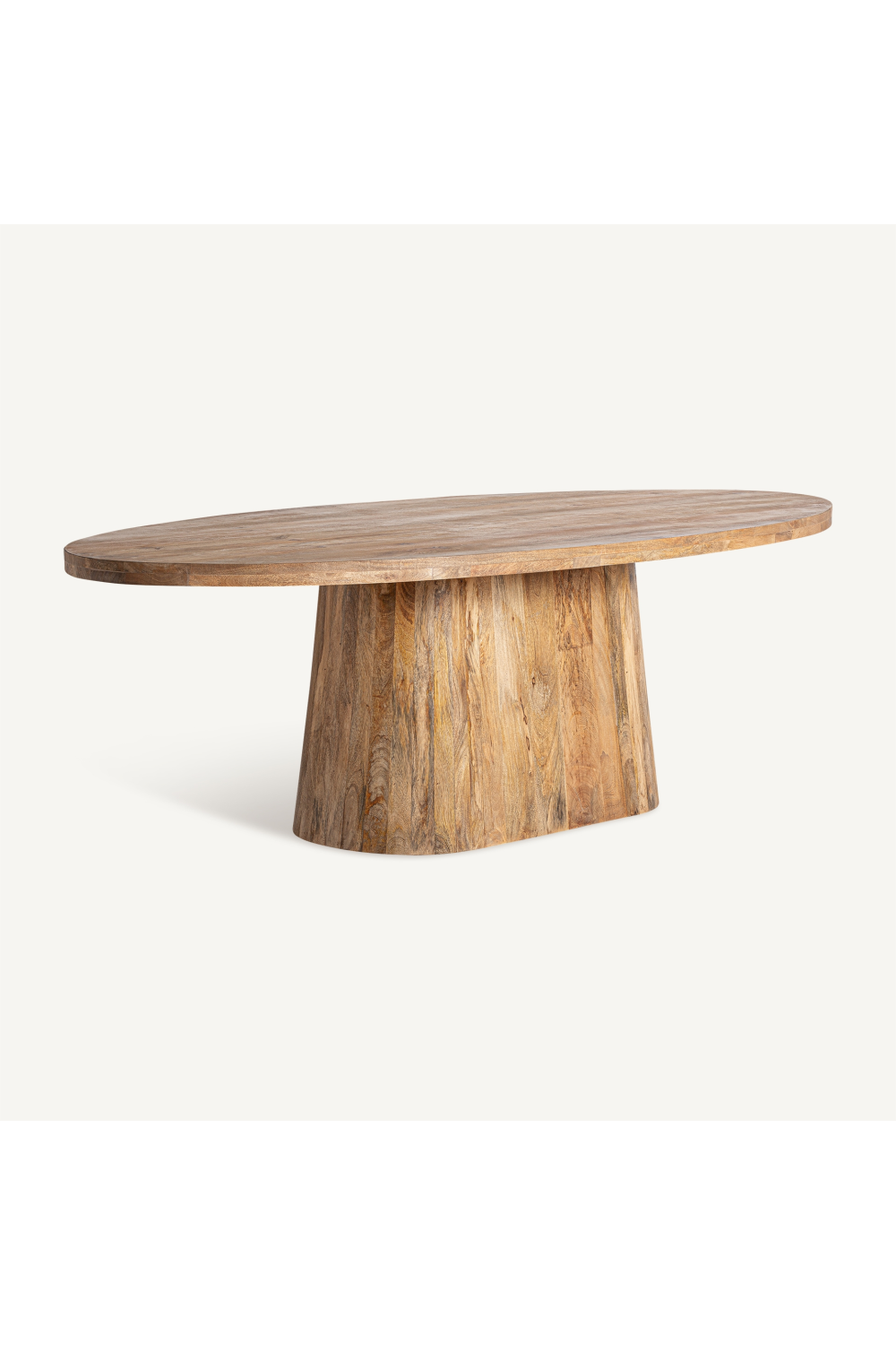 Mango Wood Oval Dining Table | Vical Home Mersch | Oroa.com