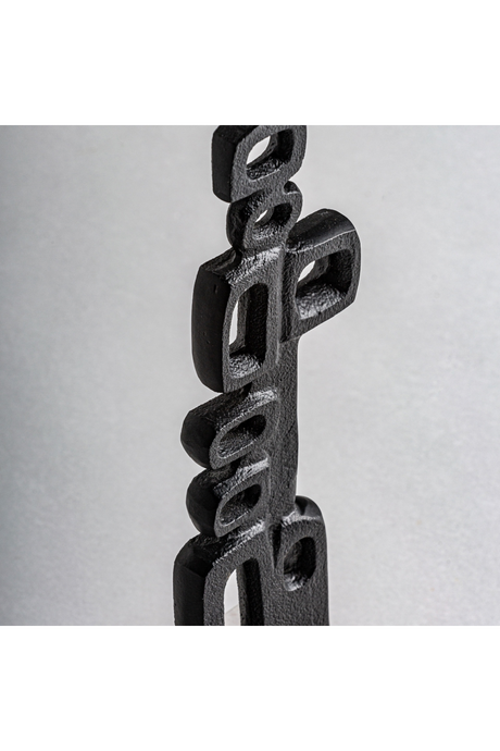 Black Aluminum Decorative Figure | Vical Home Davet | Oroatrade.com