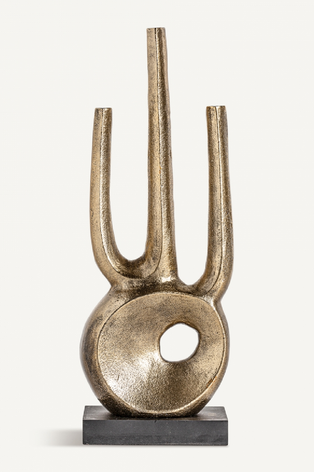 Gold Aluminum Vase | Vical Home Davet | Oroa.com