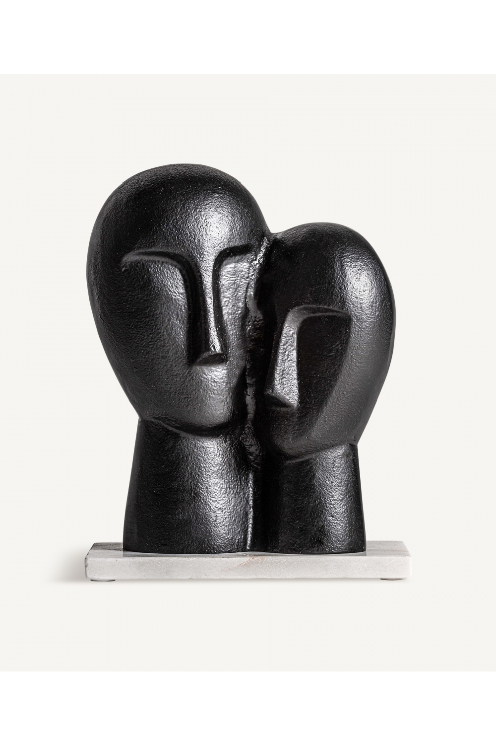 Black Couple Head Decor Figure | Vical Home Davet | Oroa.com