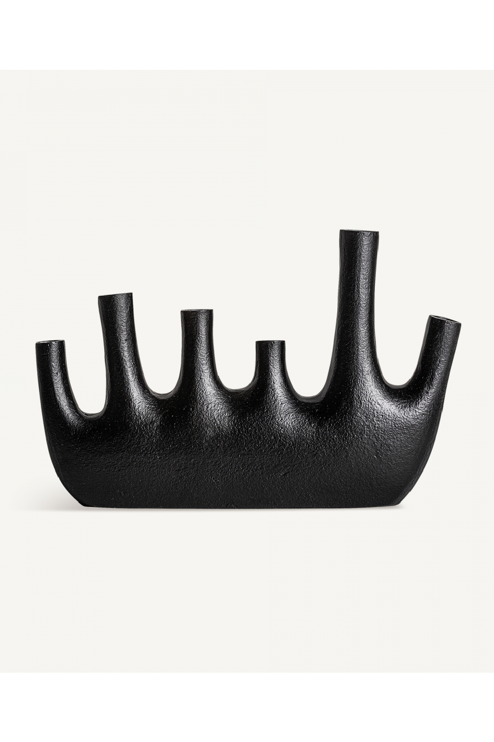 Black Aluminum Vase M | Vical Home Davet | Oroa.com