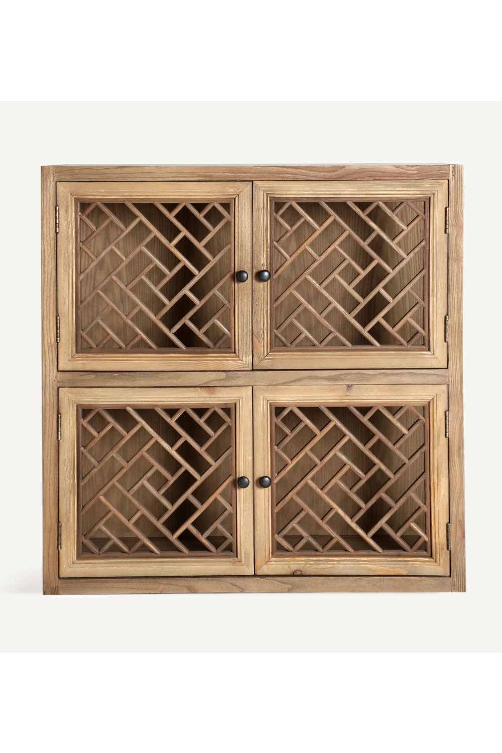 Latticed Elm Modular Display Cabinet | Vical Home Melnik | Oroa.com