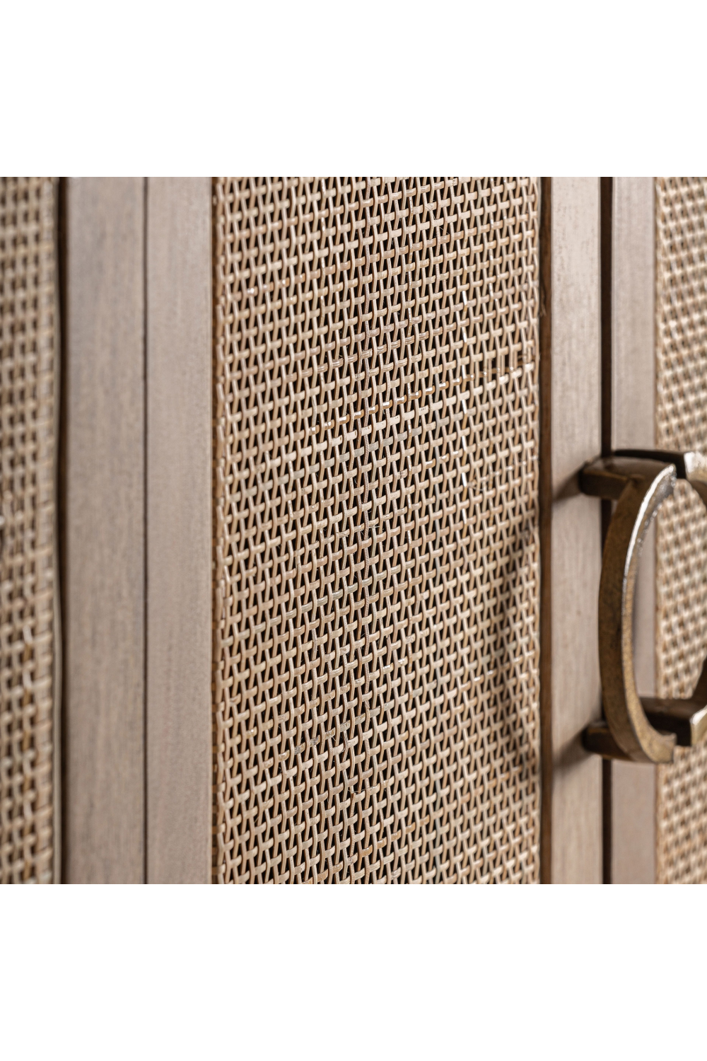 Mango Wood Wicker Cabinet | Vical Home Beckley | Oroa.com