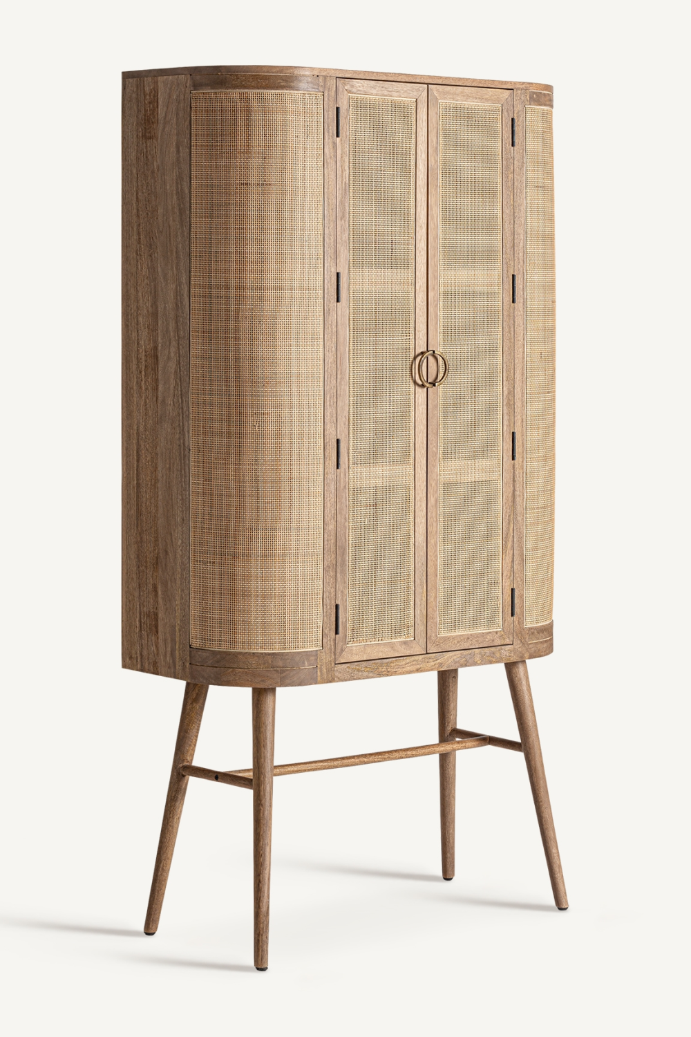 Mango Wood Wicker Cabinet | Vical Home Beckley | Oroa.com