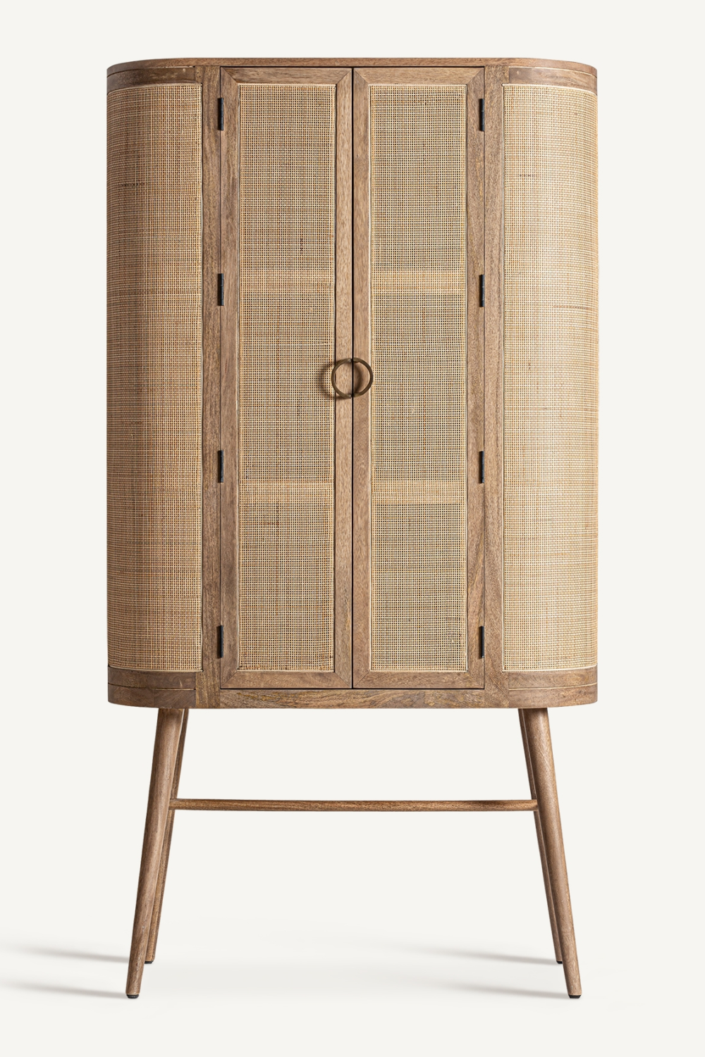 Mango Wood Wicker Cabinet | Vical Home Beckley | Oroa.com