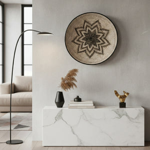   Boho Rattan Decorative Plate | Oroa.com